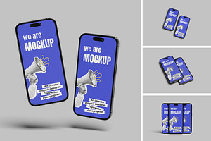iPhone 16 Mockup, an iPhone Mockup by seramoe