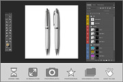 Two Pens Mockup PSD, a Pens & Pencil Mockup by Bruno's Shop (Thumbnail 3 of 4)