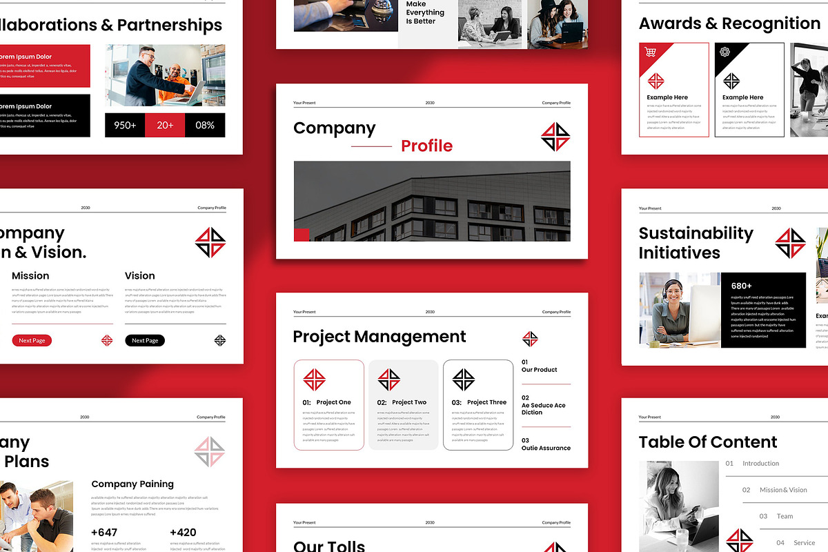 Company Profile Template preview 2