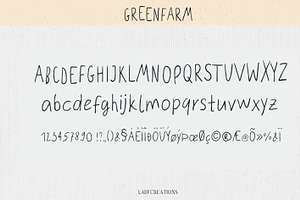 Greenfarm Rustic Font Logos Doodles