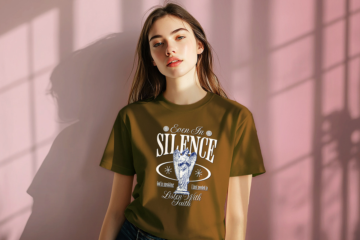 God is Speaking Digital Shirt Design, a Graphic by Vector Portal (Photo 1 of 5)