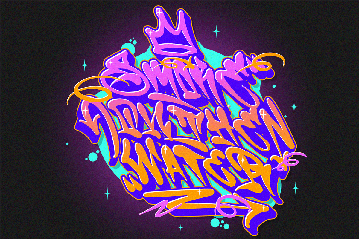 Space Oddity | Music Graffiti Font, a Blackletter Font by Ardana Creative (Photo 9 of 13)