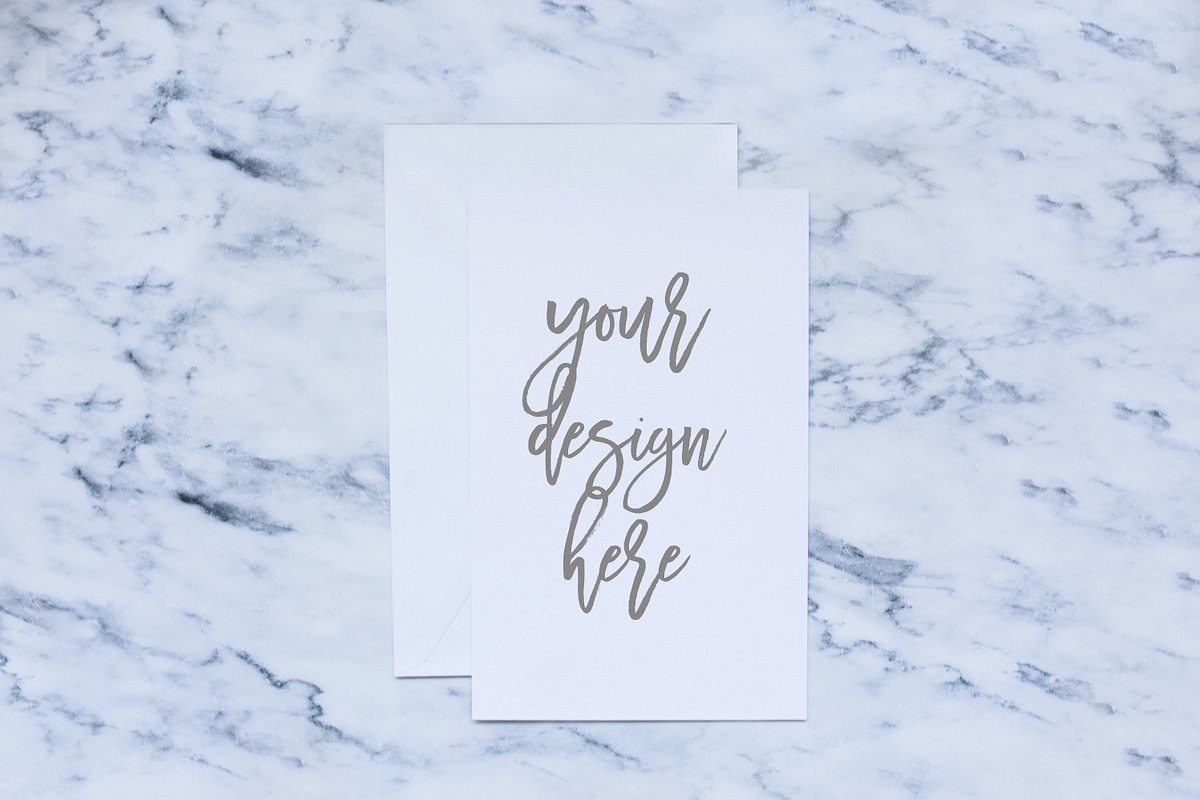 Marble Stationery Mockup, a Mockup by daintydarling