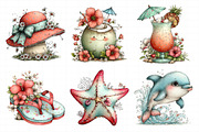 Whimsical Summer Clipart, an Illustration by Daily.Designs (Thumbnail 2 of 6)