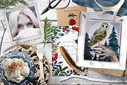 Watercolor Witchy Winter, a Food Illustration by Fluffy Unicorn (Thumbnail 6 of 14)
