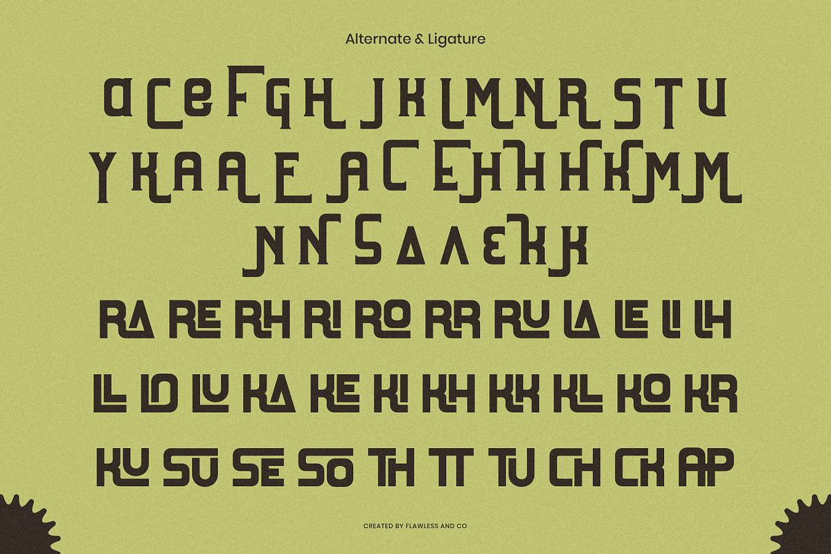 Chaplock - Condensed Sans Serif Font, a Sans Serif Font by Flawless And Co (Photo 10 of 10)