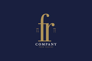 FR Letter Mark Logo