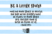 KG A Little Spark, a Script Font by Kimberly Geswein Fonts (Thumbnail 2 of 3)