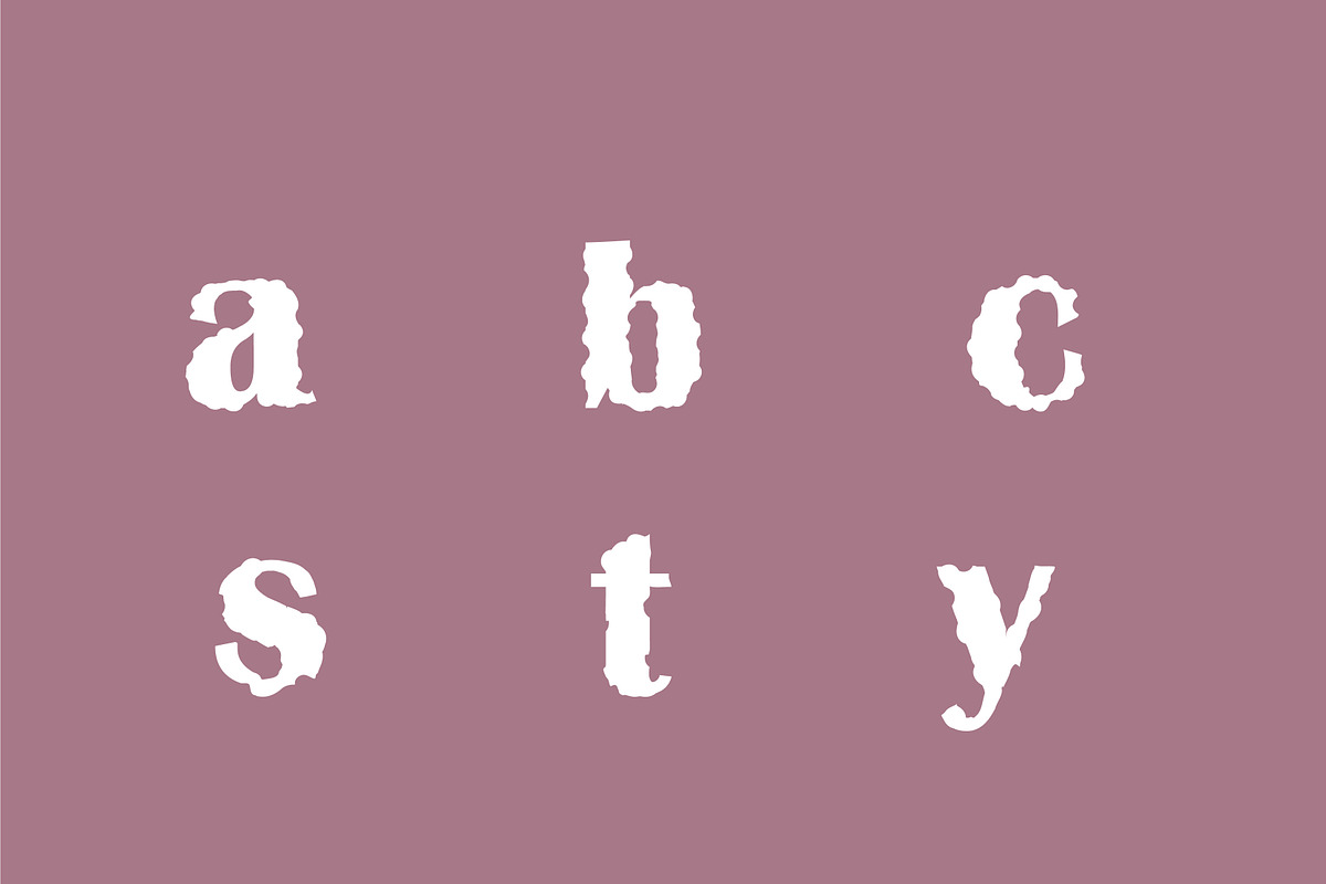 Shellshock Font, a Serif Font by Photoshop Action (Photo 8 of 8)