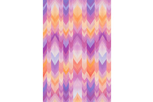 Colorful abstract chevron pattern in, an Illustration by Lermont51
