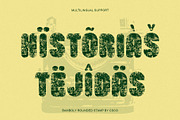 Bamboly Rounded Stamp, a Sans Serif Font by Craft Supply Co. (Thumbnail 6 of 8)