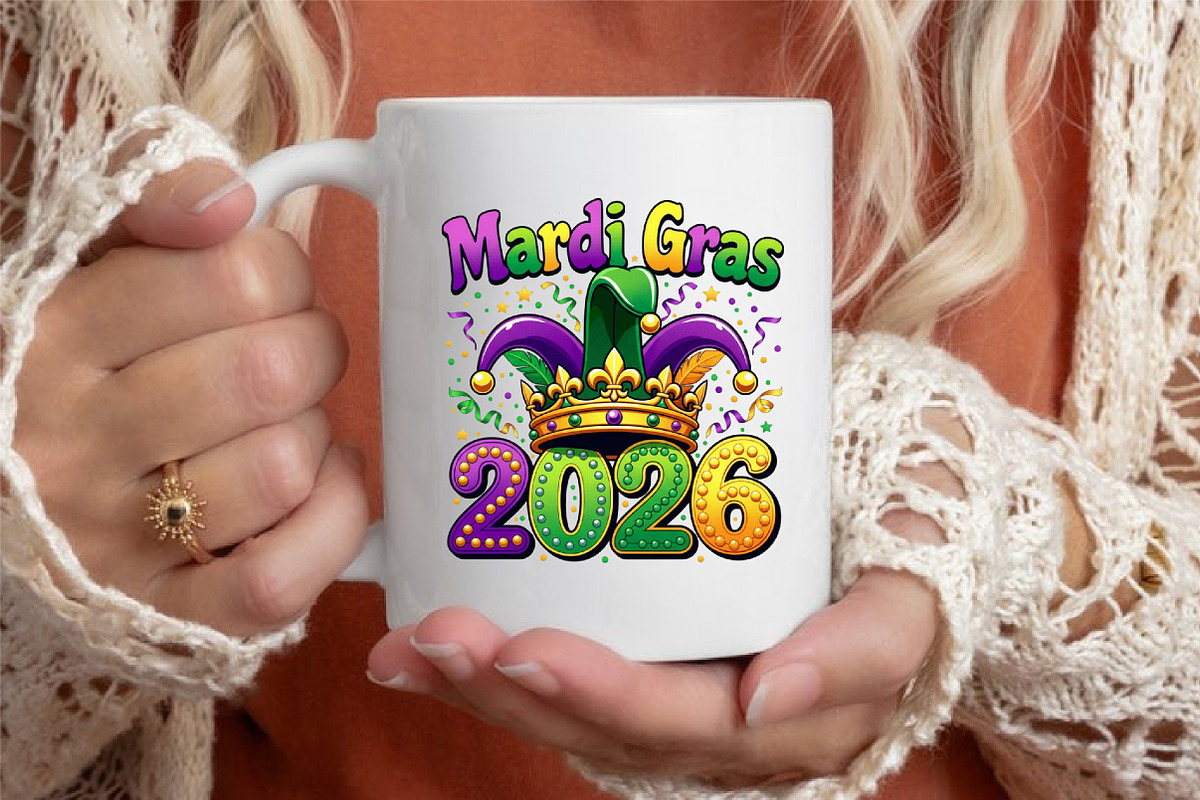 Happy Mardi Gras 2026 Png, an Illustration by designcity5 (Photo 2 of 9)