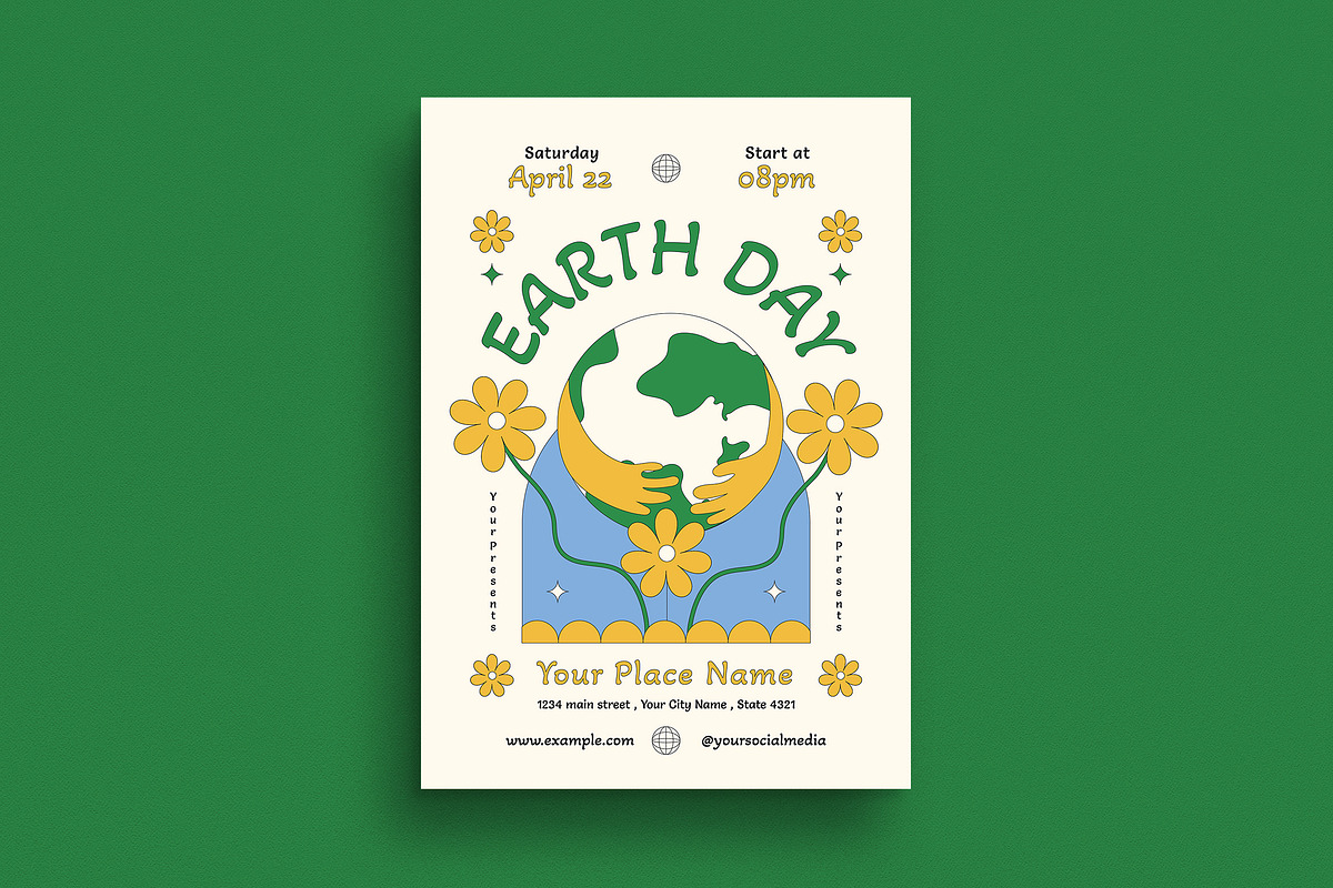 Earth Day Event Flyer, a Flyer Template by Guuver (Photo 1 of 3)
