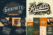 Amazed Vintage Font Bundle - SALE!, a Serif Font by HansCo Studio (Thumbnail 9 of 13)