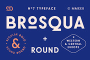 Brosqua Font, a Sans Serif Font by Dopestype (Thumbnail 1 of 12)