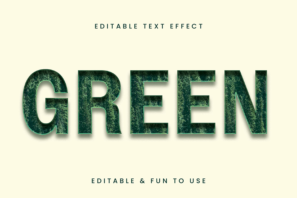 Marble Green Bold Text Effect