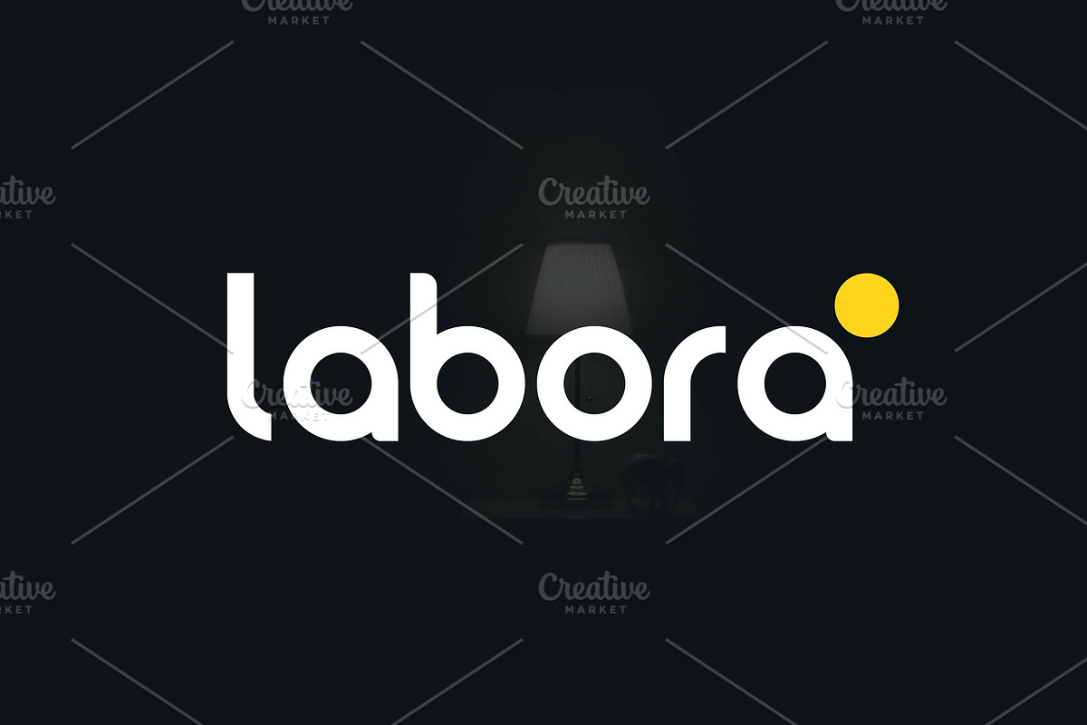 Labora Sans Serif Font, a Sans Serif Font by Artiveko (Photo 1 of 4)