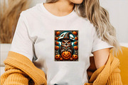 Halloween Owl Tarot Card Sublimation, an Illustration by SVGArt (Thumbnail 3 of 8)