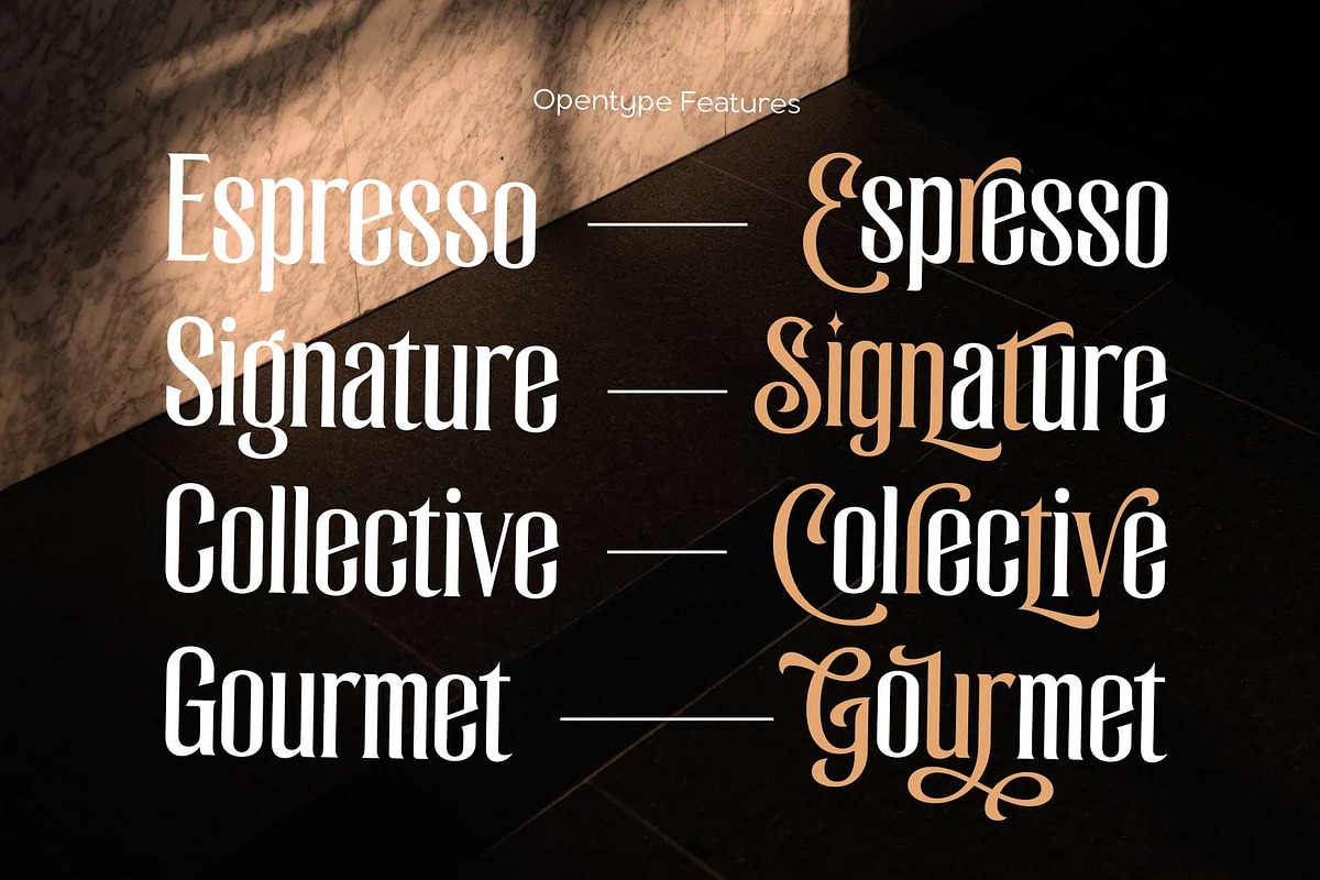 Antaline - Display Font, a Serif Font by Novitype (Photo 7 of 11)