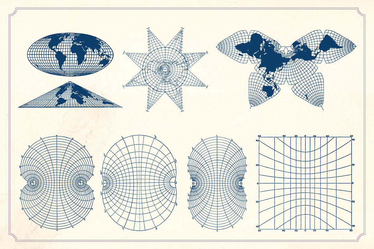 Vintage Maps and Grids, an Object Graphic by Mr Vintage (Photo 5 of 5)