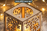 Tealight Holder Boxes SVG Laser Cut, a Graphic by AtacanDigital (Thumbnail 4 of 14)