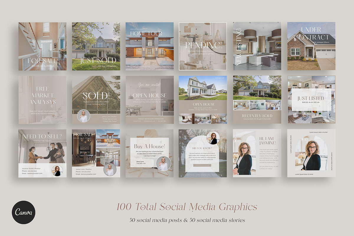 Real Estate Marketing Bundle, a Social Media Template by Gebers Marketing & Design (Photo 3 of 12)