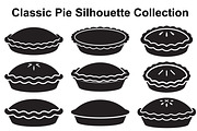 Homestyle Pie Silhouette Set, an Object Graphic by Designs_River (Thumbnail 1 of 3)