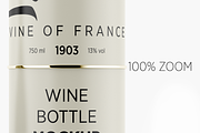 Matte Glass Wine Bottle Mockup, a Product Mockup by Green Art (Thumbnail 6 of 10)