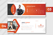 Modern Email Signature Template, a Templates & Theme by pixelcreatx (Thumbnail 2 of 9)