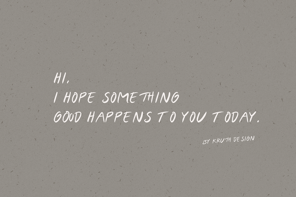 HANDWRITTEN STYLE FONT / mare, a Font by KruthDesign (Photo 8 of 8)