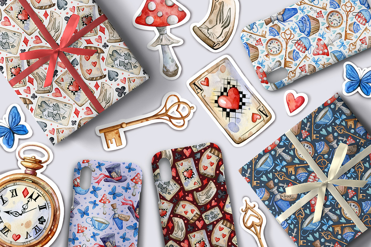 Wonderland collection | 37 elements, an Animal Illustration by Aquarellka (Photo 4 of 6)