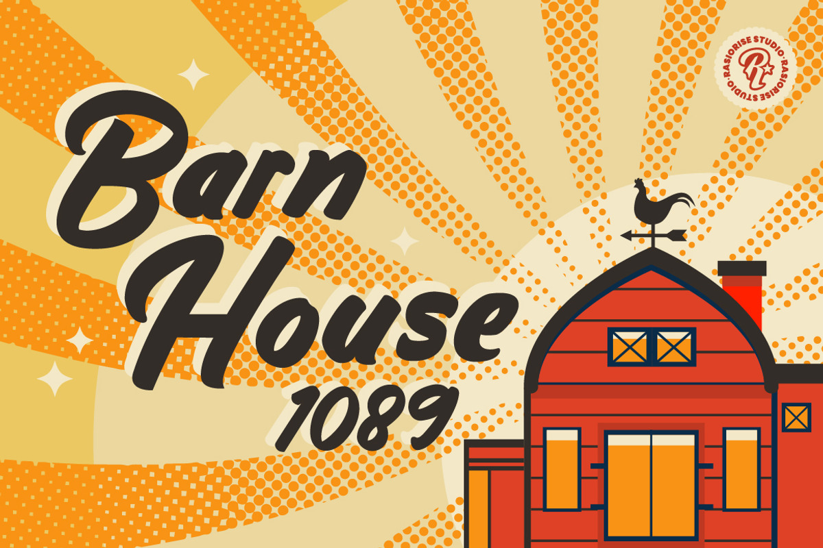Rallen - Retro Script Font, a Script Font by Rasiorise Studio (Photo 3 of 8)