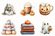 Cute Halloween Sublimation Clipart, an Illustration by OK Design (Thumbnail 2 of 5)