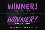 Winstreak - Brush Font, a Font by Letterhend Studio (Thumbnail 2 of 10)
