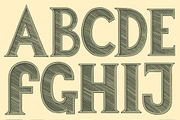 Font. Vector engraving, an Object Graphic by Vector Engraving (Thumbnail 2 of 4)