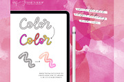 Procreate Outline Lettering Brushes, a Brush Add-On by My Fancy Design Shop (Thumbnail 6 of 10)