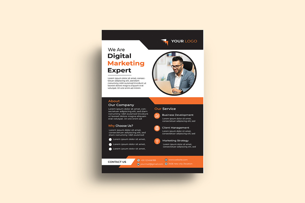 Corporate Business Flyer Template, a Flyer Template by Sharifull11 (Photo 2 of 3)
