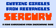 Sergury, a Sans Serif Font by Ingrimayne Type (Thumbnail 1 of 6)
