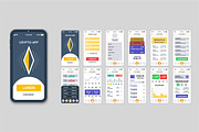 Mobile App UI Kit Template, a Templates & Theme by alexdndz (Thumbnail 6 of 21)