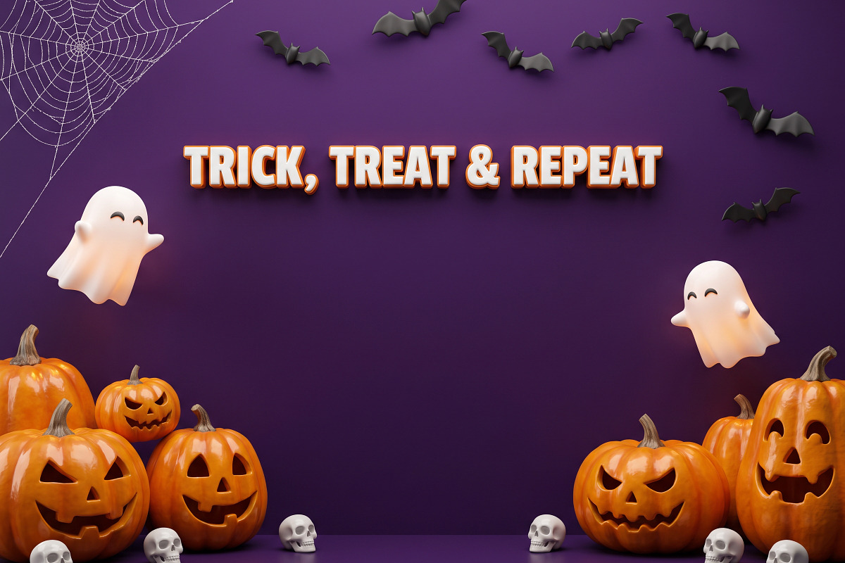 3D Cute Halloween Background, a Holiday Photo by hkmonir (Photo 7 of 11)