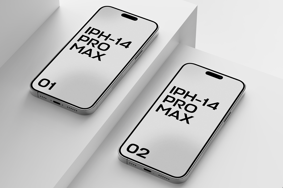 iPhone 14 Pro Max Mockup 03, an iPhone Mockup by 360 Mockups (Photo 2 of 2)