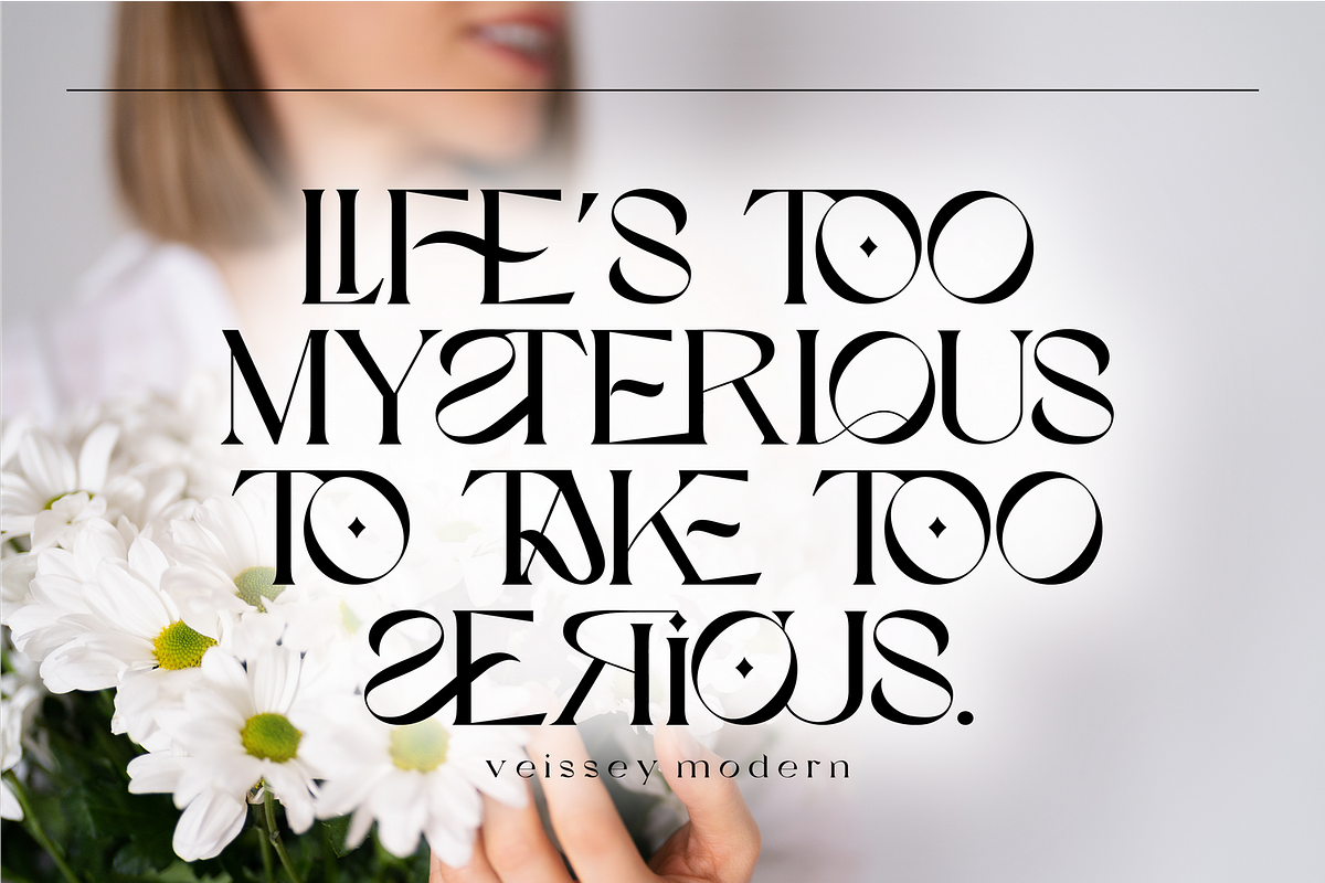 VEISSEY MODERN FONT, a Serif Font by 177Studio (Photo 2 of 9)