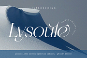 Lysoule - Minimal Luxury Ligature, a Serif Font by Qweera Studio (Thumbnail 1 of 12)