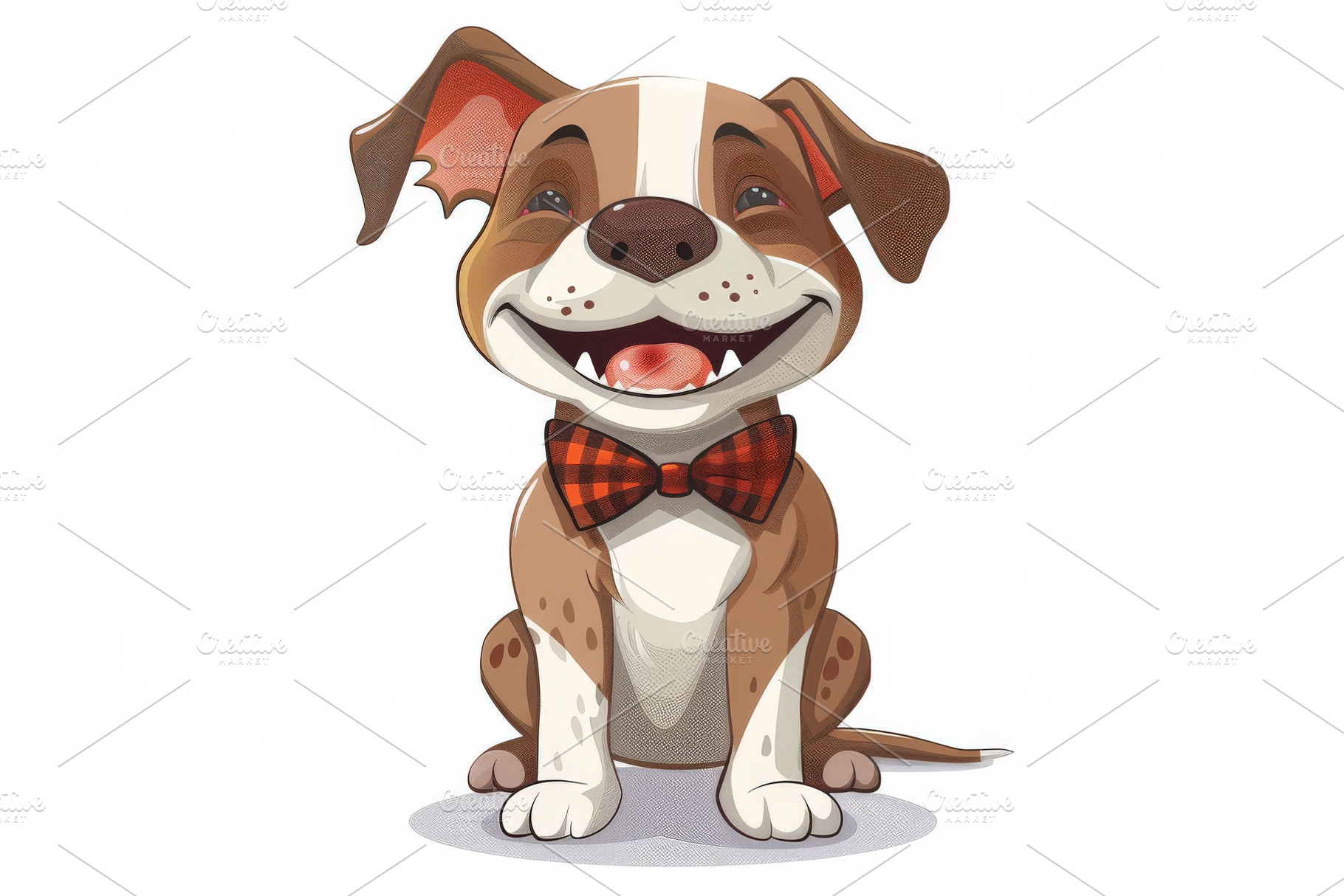Cute Funny Stylish Quirky Dog in a b, an Abstract Photo by Pixeness