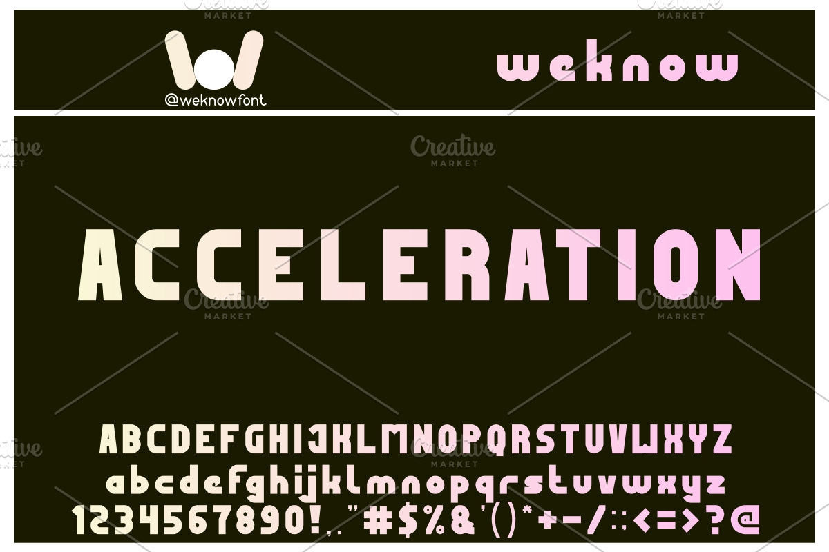 Most Famous font, a Font by weknow (Photo 4 of 5)