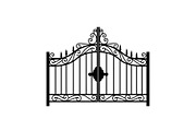Ornate Wrought Iron Gate Vector Bund, an Illustration by Designs_River (Thumbnail 5 of 47)