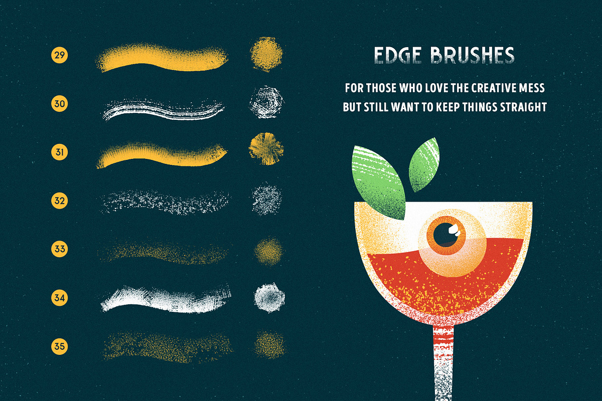 Shader Brushes for Photoshop, a Brush Add-On by pixelbuddha.net (Photo 8 of 11)