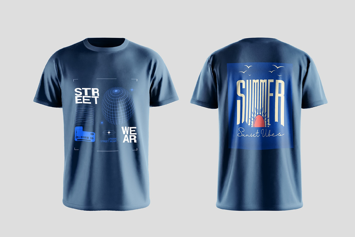 Realistic T-shirt Mockup, a Product Mockup by Sweetdady (Photo 2 of 4)