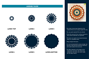 10 - 3D Flower Mandalas Collection, an Object Graphic by Arshad Ali (Thumbnail 6 of 18)