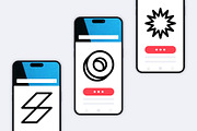 100 Neubrutalism Icons, an Outline Icon by Side Project (Thumbnail 8 of 10)